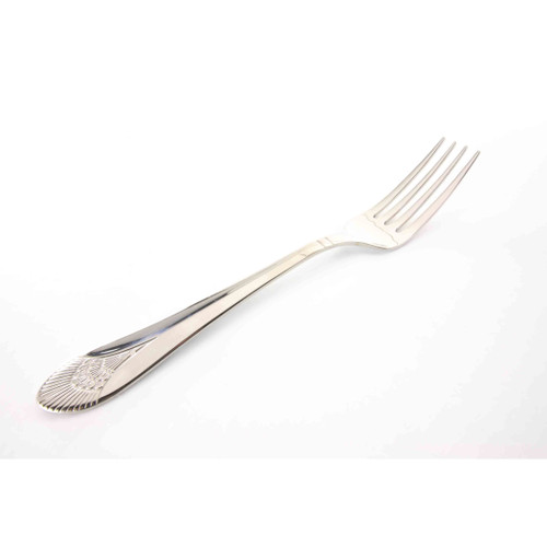 Thunder Group SLEL212 8.03" Long Stainless Steel Elizabeth European Dinner Fork