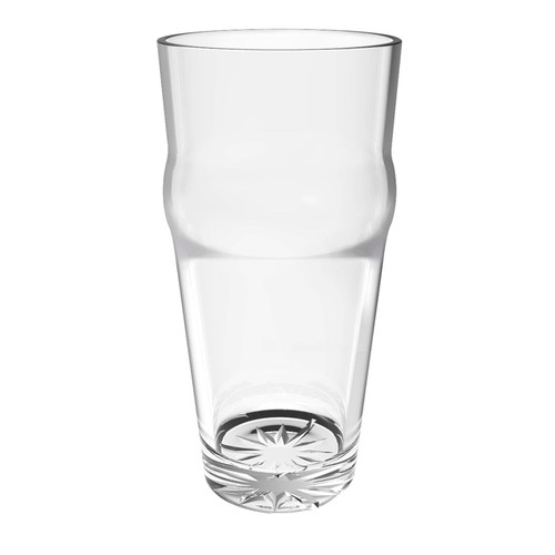 Thunder Group PLTHEP020C 20 Oz. Clear Polycarbonate English Pub Glass