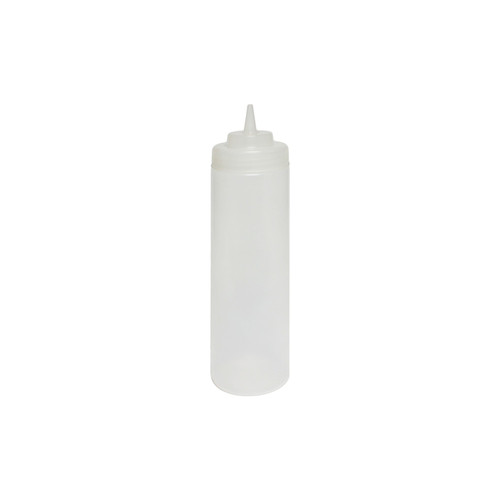 Thunder Group PLTHSB024CW 24 Oz. Clear Plastic Wide Mouth Squeeze Bottle