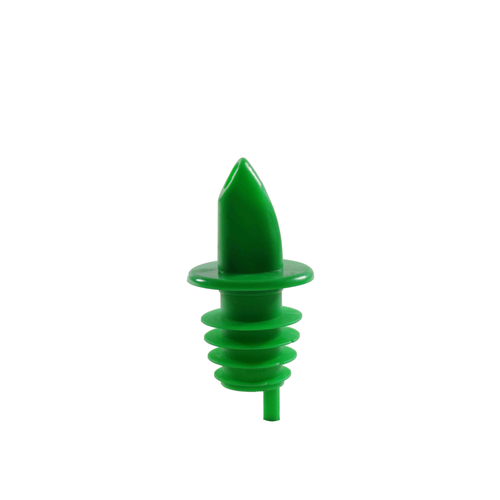 Thunder Group PLPR900GR Green Spout EVA (Plastic) Liquor Pourer