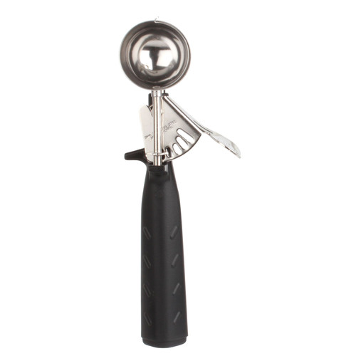 Thunder Group SLDS230P 1 Oz. #30 Black Stainless Steel Plastic Handle Disher
