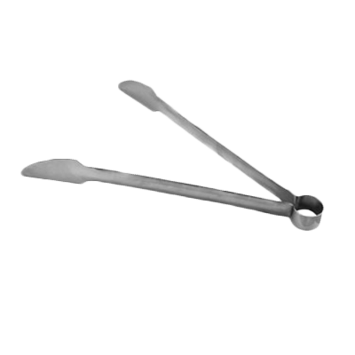 Thunder Group SLTG310 10.5" L Stainless Steel Hamburger Tongs