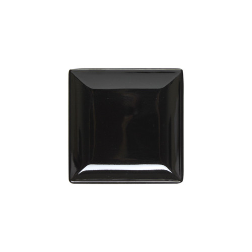 Thunder Group 29004BK 4.5" x 4.5" Black Square Melamine Classic Plate