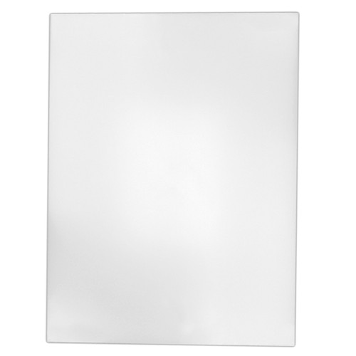 Thunder Group PLCB015 20" W x 15" D x 1.13" H White High-Density Polyethylene Cutting Board