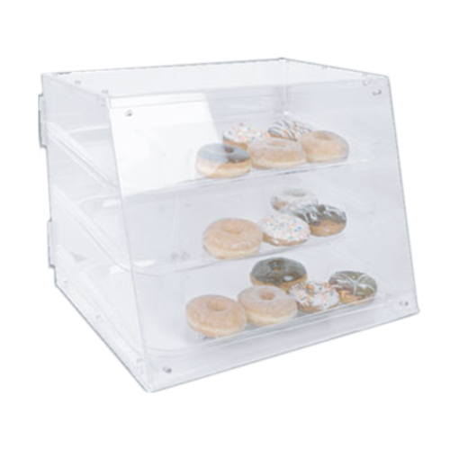 Thunder Group PLDC001 17.25" W Clear Acrylic Sloped Front Pastry Display Case