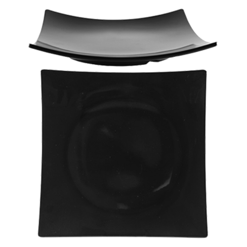 Thunder Group 24110PR Black Melamine Square Plate