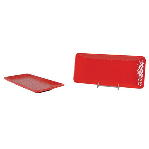 Thunder Group 24110PR Black Melamine Square Plate