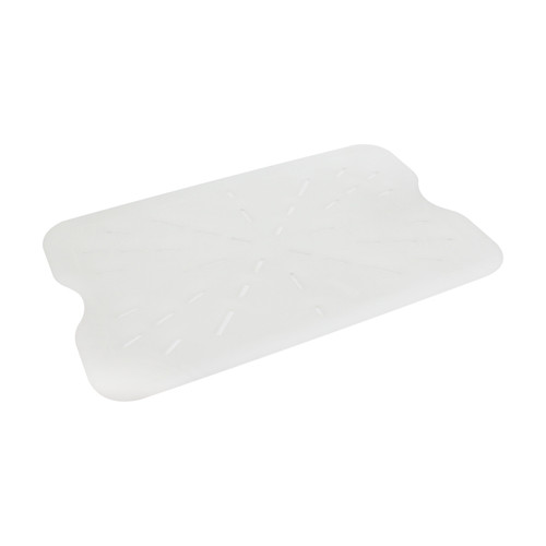 Thunder Group PLFBD1826PP Full Sheet White Polycarbonate Drain Shelf