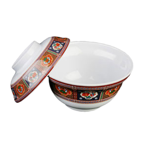 Thunder Group 3201CTP 5.25" W Melamine Peacock Round Noodle Bowl Lid