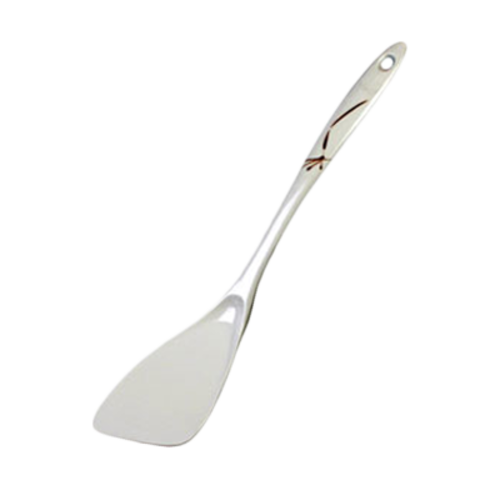 Thunder Group 7009BO 12.5" W x 2.5" D Bamboo Melamine Solid Spatula or Turner