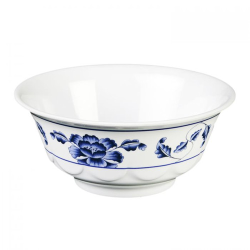 Thunder Group 5275TB 34 Oz. Melamine Lotus Scalloped Bowl