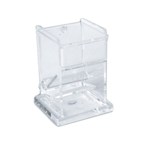 Thunder Group PLSD001 7.63" W Clear Acrylic Rectangle Stir Stick Dispenser