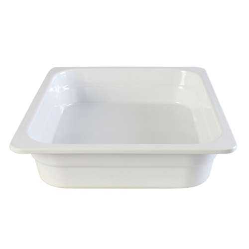 Thunder Group GN1122W 1/2 Size White Melamine Food Pan
