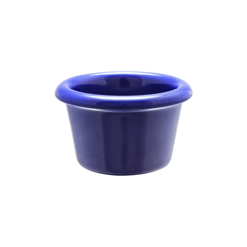 Thunder Group ML534CB1 1.5 Oz. Cobalt Blue Melamine Round Smooth Ramekin