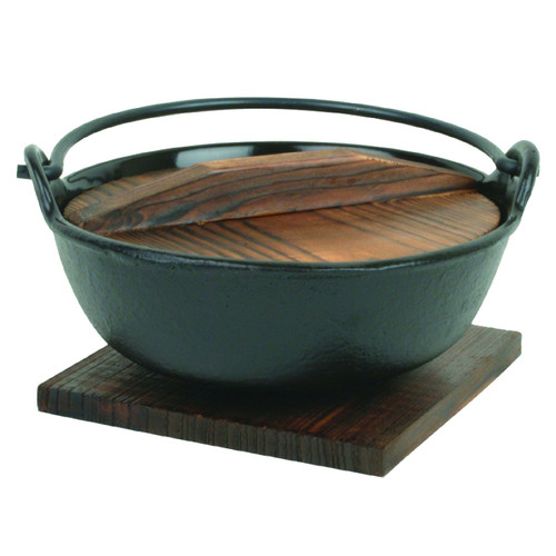 Thunder Group IRPA001 24 Oz. Cast Iron Round Japanese Noodle Bowl