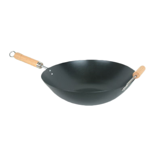 Thunder Group TF002 Carbon Steel 2 Handles Wok