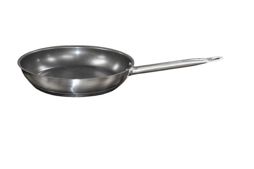Thunder Group SLSFP4111 9.38" H Stainless Steel Welded Hollow Handle Fry Pan