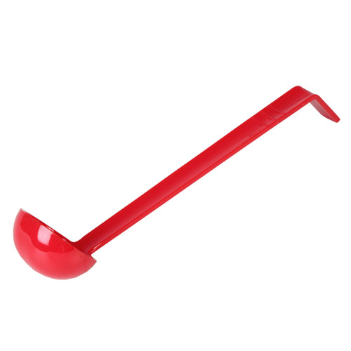 Thunder Group PLOP010RD 1 Oz. Red Polycarbonate One Piece Ladle