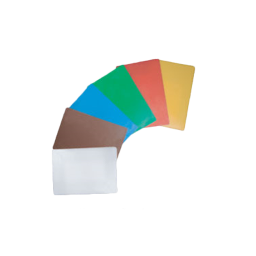 Thunder Group PLCB201505YW 20" W x 15" D x 0.5" H Yellow Polyethylene Non-Absorbent Cutting Board