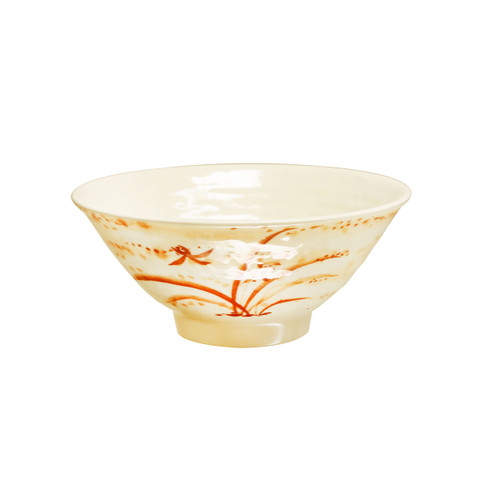 Thunder Group 5707 30 Oz. Melamine Gold Orchid Bowl