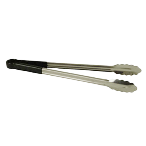 Thunder Group SLTG810B 10" L Blue Stainless Steel One-Piece Utility Tongs