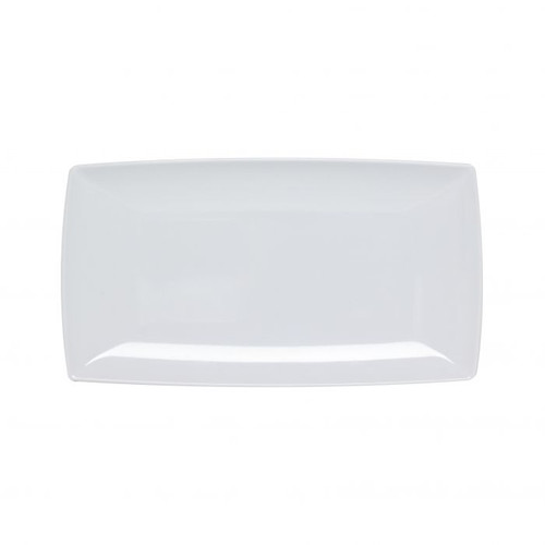 Thunder Group 49208WT White Melamine Rectangular Tray