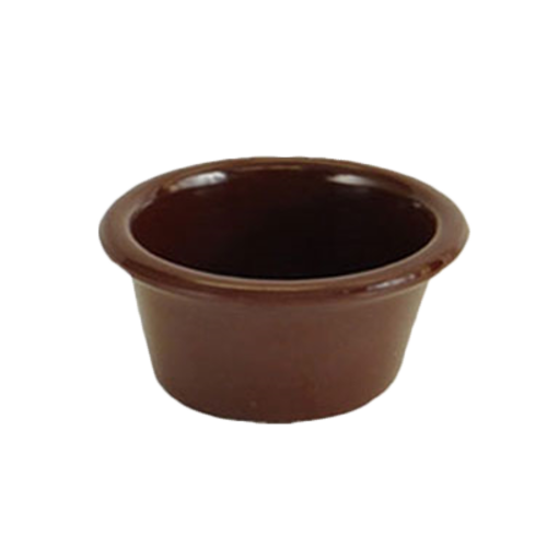 Thunder Group ML539C1 6 Oz. Bone Melamine Round Ramekin