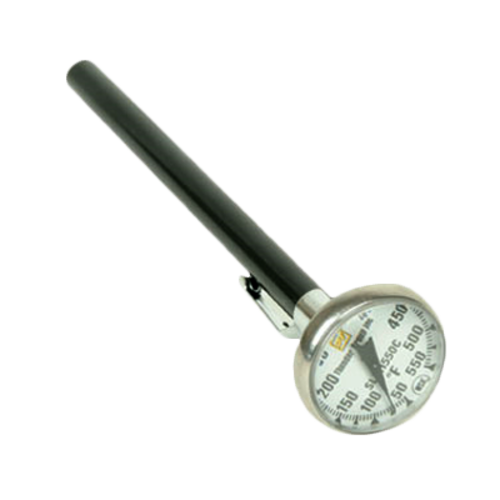 Thunder Group SLTH550C 5" L Stainless Steel Dial Type Pocket Thermometer