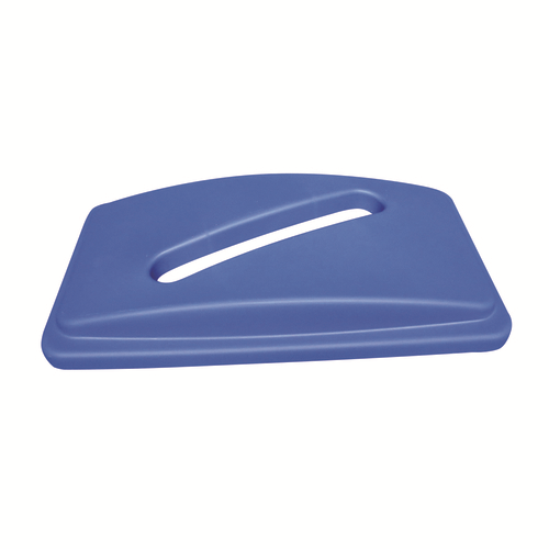 Thunder Group PLTC023RP Blue Rectangular Plastic Recycling Container Lid