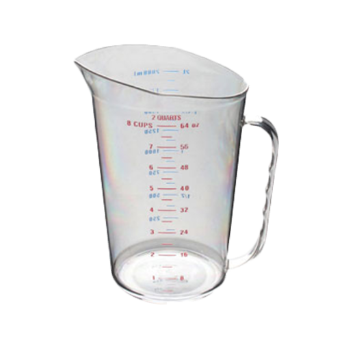 Thunder Group PLMC064CL 64 Oz. Polycarbonate Measuring Cup