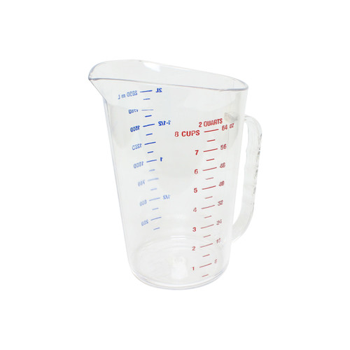 Thunder Group PLMC064CL 64 Oz. Polycarbonate Measuring Cup