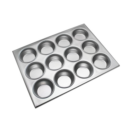 Thunder Group ALKMP012 12 Cups Aluminum Muffin Pan