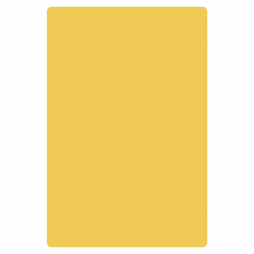 Thunder Group PLCB181205YW 18" W x 12" D x 0.5" H Yellow Polyethylene Non-Absorbent Cutting Board