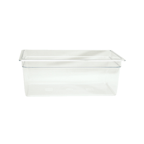 Thunder Group PLPA8008 Full Size Clear Polycarbonate 8" Deep Food Pan