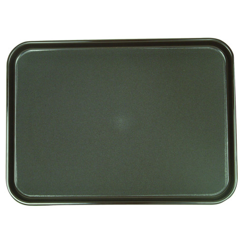 Thunder Group PLRT1612 16" W x 12" D ABS-Plastic Rectangular with Brown Surface Serving Tray