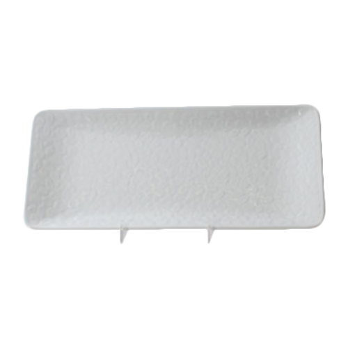 Thunder Group 24110WT 11.25" L White Rectangular Melamine Classic Plate