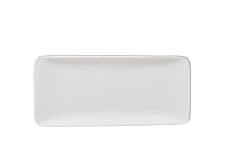 Thunder Group 24110WT 11.25" L White Rectangular Melamine Classic Plate