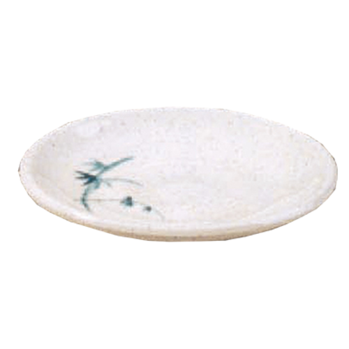 Thunder Group 1338BB 3.75" Dia. Blue Bamboo Melamine Saucer