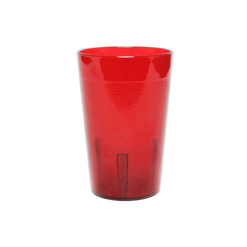 Thunder Group PLTHTB008R 8 Oz. Red Plastic Textured Finish Tumbler