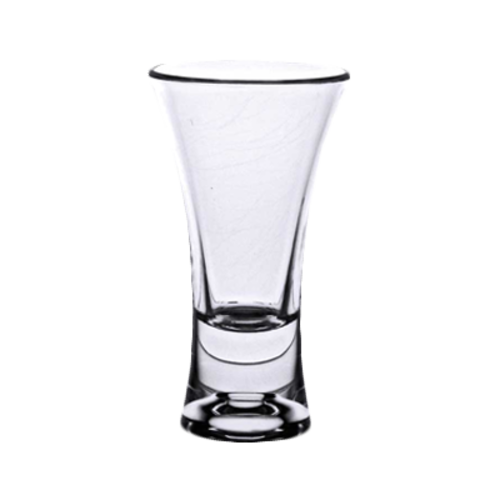Thunder Group PLTHSG002AC 2 Oz. Clear Polycarbonate Flared Heavy Base Shot Glass