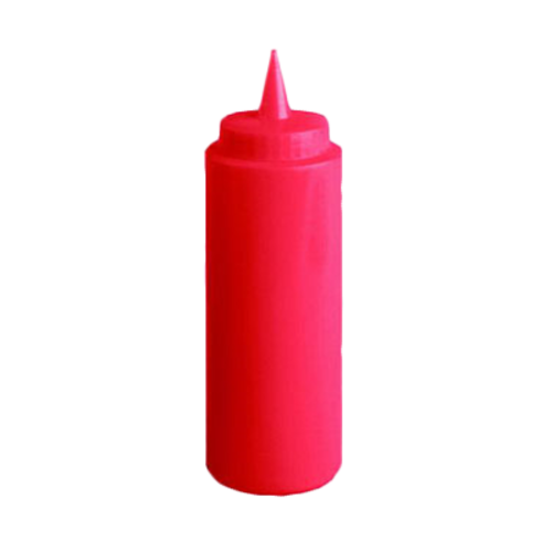 Thunder Group PLTHSB008R 8 Oz. Red Plastic Squeeze Bottle