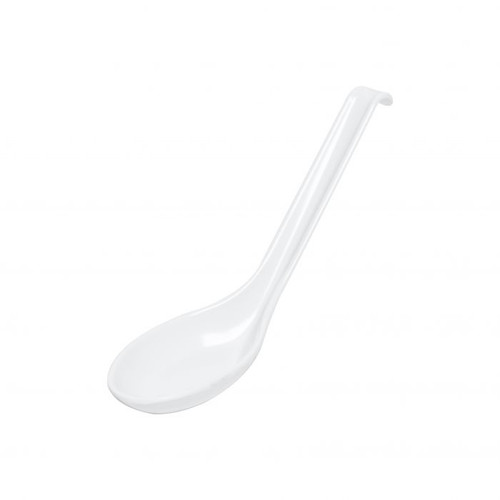 Thunder Group 7200TW 0.63 Oz. Imperial White Melamine Soup Spoon