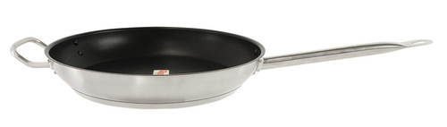 Thunder Group SLSFP4112 12" Dia. Stainless Steel Uncoated Fry Pans