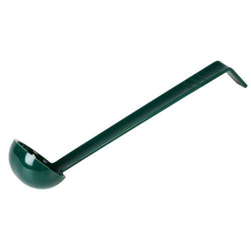 Thunder Group PLOP010GR 1 Oz. Green Polycarbonate One Piece Ladle