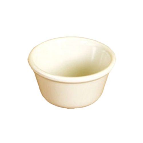Thunder Group ML539B1 6 Oz. Bone Melamine Round Ramekin