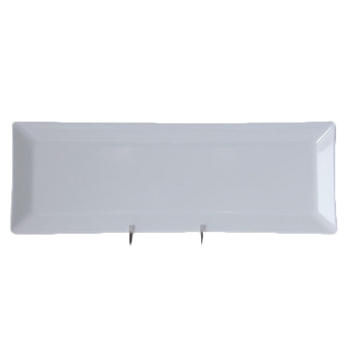 Thunder Group 29115WT 15" x 5.25" White Rectangular Melamine Classic Plate
