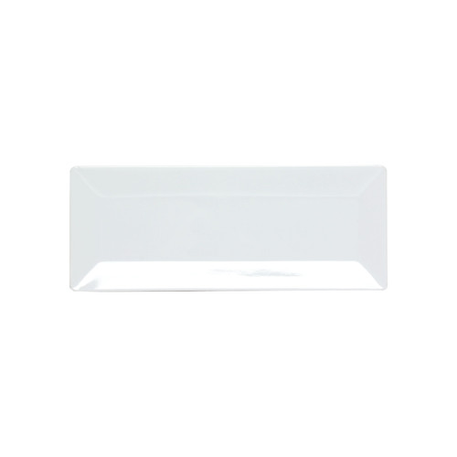 Thunder Group 29115WT 15" x 5.25" White Rectangular Melamine Classic Plate