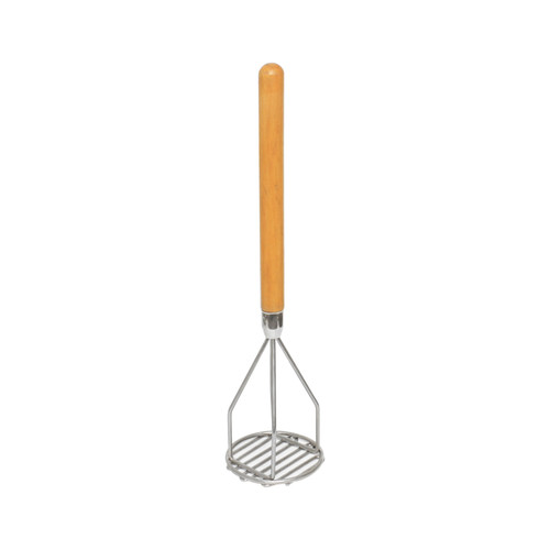 Thunder Group SLPMR018 18" L Stainless Steel Round Potato Masher