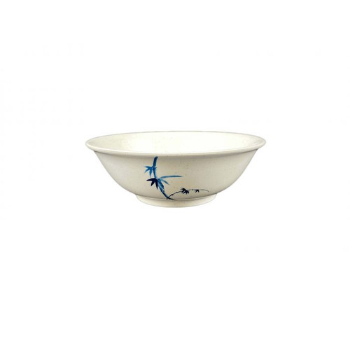 Thunder Group 5070BB 36 Oz. Melamine Blue Bamboo Rimless Bowl