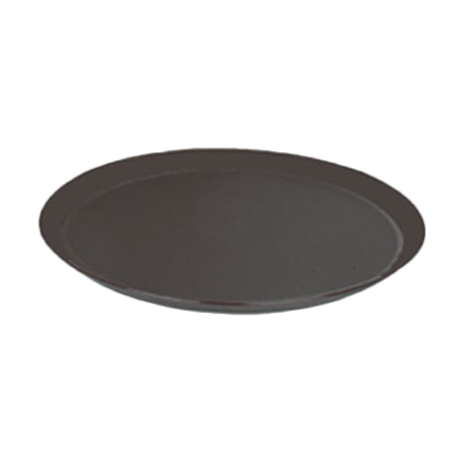 Thunder Group PLST2700BR 22" W x 27" D Brown Polypropylene Oval Serving Tray